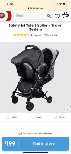 baby capsule stroller combo